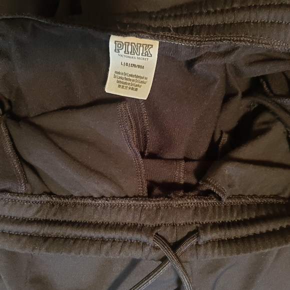 NWOT Victoria's Secret Pink Rainbow track pants size Large - Picture 5 of 5